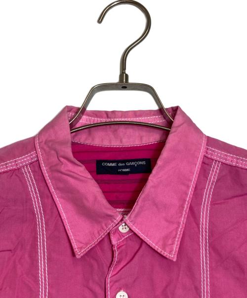 COMME des GARCONS HOMME（コムデギャルソン オム）COMME des GARCONS HOMME (コムデギャルソン オム) 半袖シャツ レッド サイズ:Sの古着・服飾アイテム