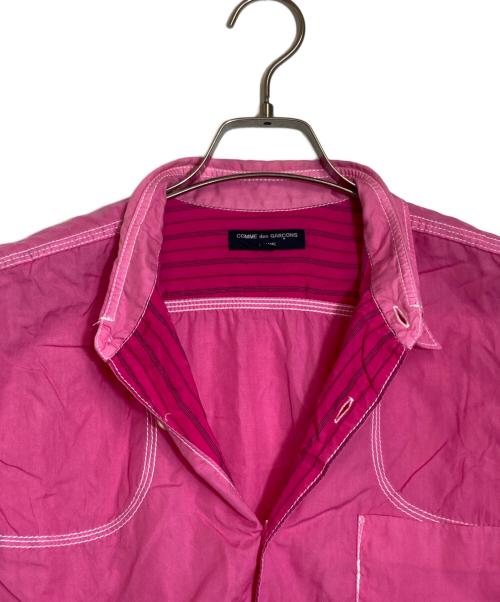 COMME des GARCONS HOMME（コムデギャルソン オム）COMME des GARCONS HOMME (コムデギャルソン オム) 半袖シャツ レッド サイズ:Sの古着・服飾アイテム