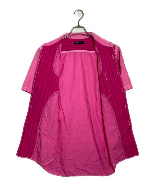 COMME des GARCONS HOMME（コムデギャルソン オム）COMME des GARCONS HOMME (コムデギャルソン オム) 半袖シャツ レッド サイズ:Sの古着・服飾アイテム