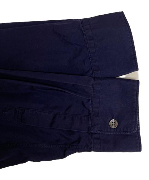 COMME des GARCONS SHIRT（コムデギャルソンシャツ）COMME des GARCONS SHIRT (コムデギャルソンシャツ) タックデザインドレスタッチワークシャツ ネイビー サイズ:Sの古着・服飾アイテム