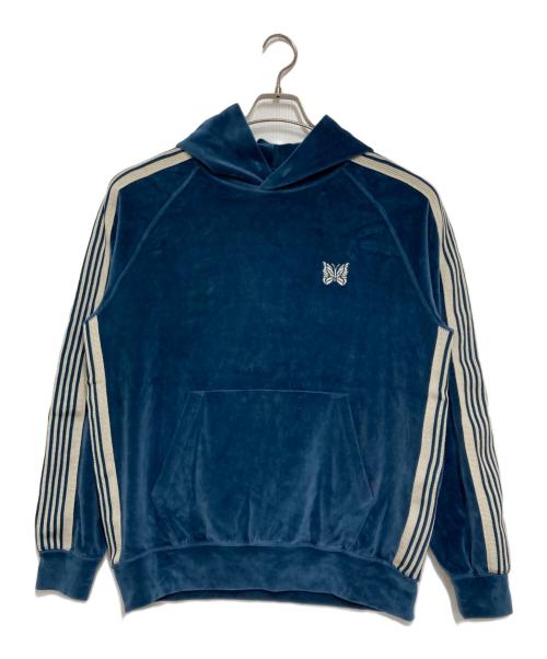 Needles（ニードルズ）Needles (ニードルズ) Track Hoody - C/Pe Velour ブルー サイズ:Ｓの古着・服飾アイテム