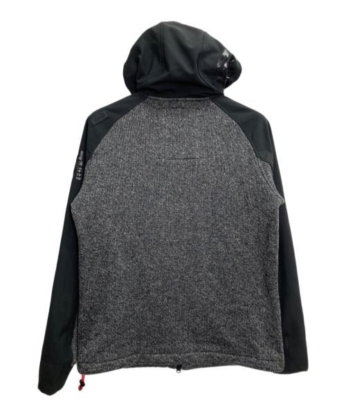 OXBOW（オックスボウ）OXBOW (オックスボウ) フーデッドジップジャケット ブラック サイズ:Mの古着・服飾アイテム