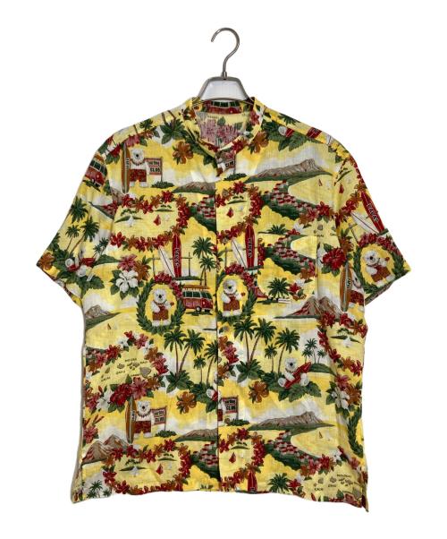 PAPAS（パパス）PAPAS (パパス) アロハシャツ イエロー サイズ:50の古着・服飾アイテム