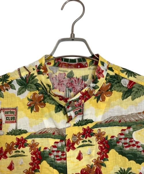 PAPAS（パパス）PAPAS (パパス) アロハシャツ イエロー サイズ:50の古着・服飾アイテム