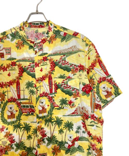 PAPAS（パパス）PAPAS (パパス) アロハシャツ イエロー サイズ:50の古着・服飾アイテム