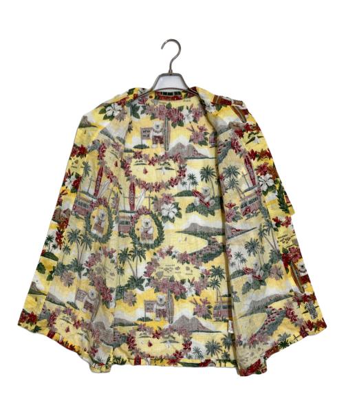 PAPAS（パパス）PAPAS (パパス) アロハシャツ イエロー サイズ:50の古着・服飾アイテム