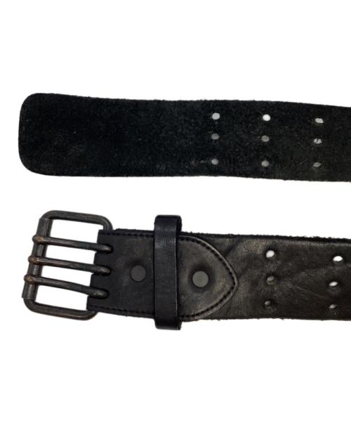 ISAMU KATAYAMA BACKLASH（イサムカタヤマ・バックラッシュ）ISAMU KATAYAMA BACKLASH (イサムカタヤマ・バックラッシュ) 製品染め スリーピングベルト ブラックの古着・服飾アイテム