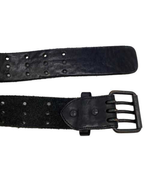 ISAMU KATAYAMA BACKLASH（イサムカタヤマ・バックラッシュ）ISAMU KATAYAMA BACKLASH (イサムカタヤマ・バックラッシュ) 製品染め スリーピングベルト ブラックの古着・服飾アイテム