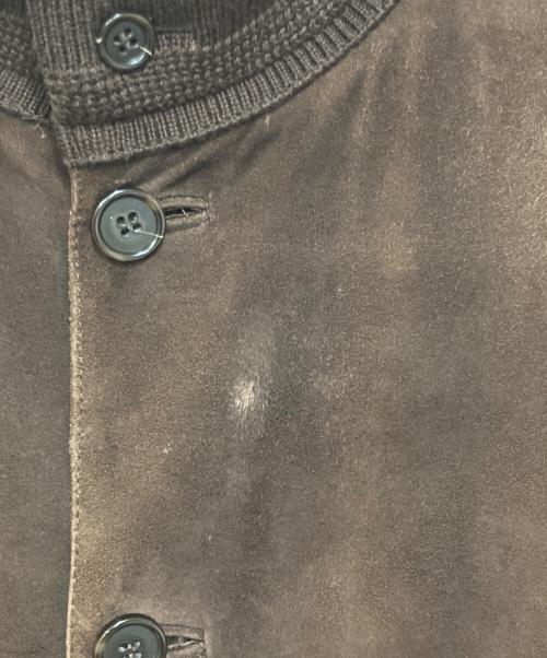 Cinquanta（チンクワンタ）Cinquanta (チンクワンタ) シープレザーブルゾン ブラウン サイズ:46の古着・服飾アイテム