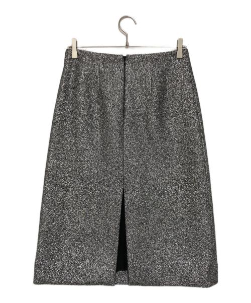 TOMORROWLAND .B（トゥモローランド ビー）TOMORROWLAND .B (トゥモローランド ビー) シャイニーツイード ペンシルスカート シルバー サイズ:36の古着・服飾アイテム