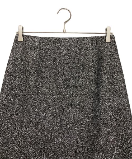 TOMORROWLAND .B（トゥモローランド ビー）TOMORROWLAND .B (トゥモローランド ビー) シャイニーツイード ペンシルスカート シルバー サイズ:36の古着・服飾アイテム