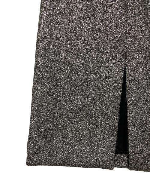 TOMORROWLAND .B（トゥモローランド ビー）TOMORROWLAND .B (トゥモローランド ビー) シャイニーツイード ペンシルスカート シルバー サイズ:36の古着・服飾アイテム
