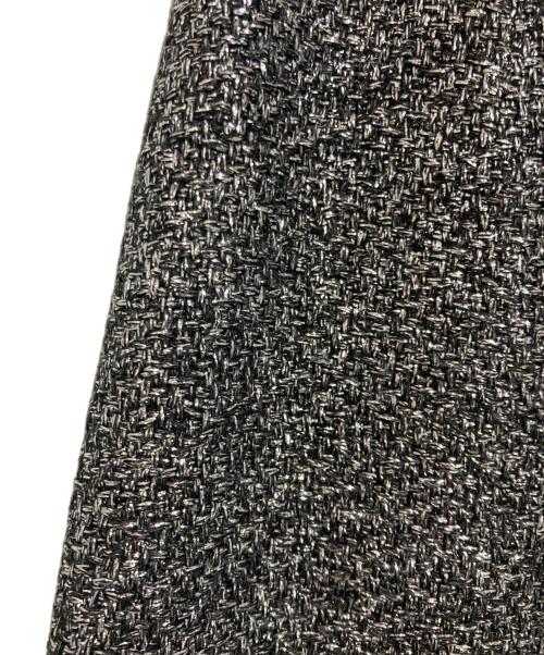 TOMORROWLAND .B（トゥモローランド ビー）TOMORROWLAND .B (トゥモローランド ビー) シャイニーツイード ペンシルスカート シルバー サイズ:36の古着・服飾アイテム