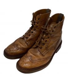 Tricker's（トリッカーズ）の古着「レースアップ カントリーブーツ」｜キャメル