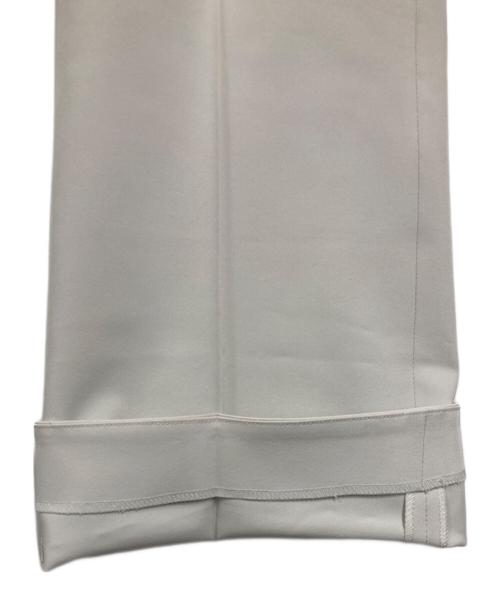 PRADA（プラダ）PRADA (プラダ) フレアスラックス ホワイト サイズ:38の古着・服飾アイテム