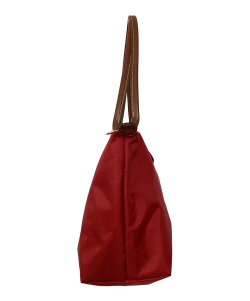LONGCHAMP（ロンシャン）LONGCHAMP (ロンシャン) ルプリアージュ ハンドバッグ レッドの古着・服飾アイテム
