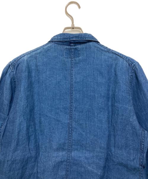 Muller & Bros（ミューラーアンドブロス）Muller & Bros (ミューラーアンドブロス) インディゴリネンカバーオール インディゴ サイズ:40の古着・服飾アイテム