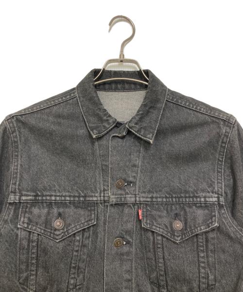 LEVI'S（リーバイス）LEVI'S (リーバイス) 先染めブラック デニム トラッカー ジャケット ブラック サイズ:38の古着・服飾アイテム