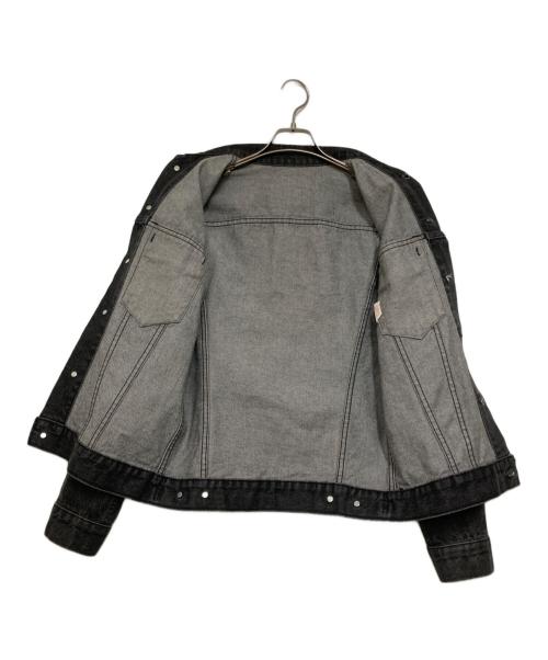 LEVI'S（リーバイス）LEVI'S (リーバイス) 先染めブラック デニム トラッカー ジャケット ブラック サイズ:38の古着・服飾アイテム
