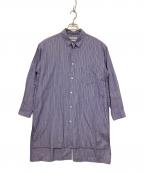 DISCOVERED×THOMAS MASONディスカバード×トーマスメイソン）の古着「オーバーロングシャツ」｜ブルー