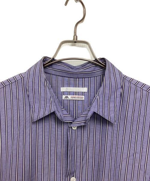 DISCOVERED（ディスカバード）DISCOVERED (ディスカバード) THOMAS MASON (トーマスメイソン) オーバーロングシャツ ブルー サイズ:1の古着・服飾アイテム