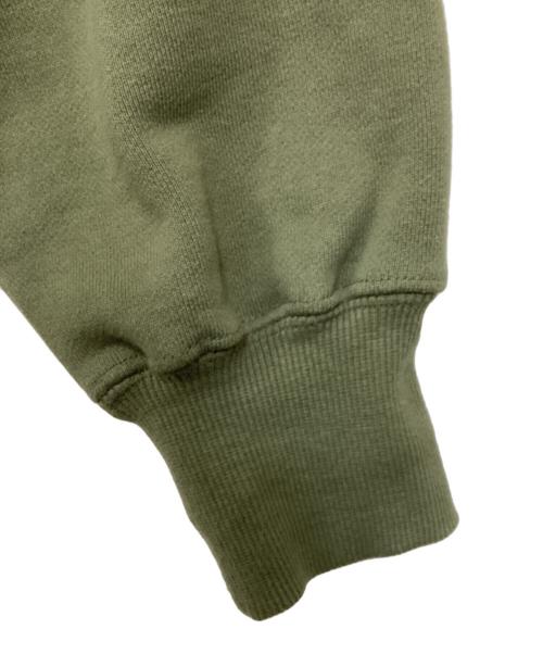 BEAMS T（ビームス ティー）BEAMS T (ビームス ティー) Yohei Yasumitsu / Crewneck Sweatshirt2 グリーン サイズ:Sの古着・服飾アイテム
