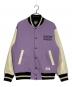 WACKO MARIA（ワコマリア）の古着「LEATHER VARSITY JACKET TYPE 3」｜パープル