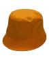 BOTTEGA VENETA (ボッテガベネタ) イントレチャートジャガードナイロンバケットハット オレンジ：18000円