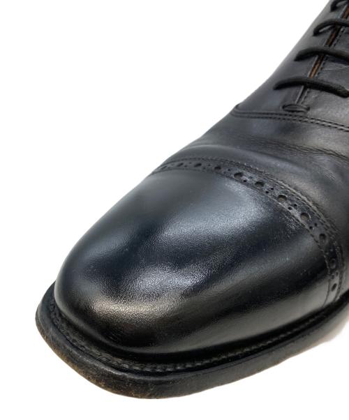 SCOTCH GRAIN（スコッチグレイン）SCOTCH GRAIN (スコッチグレイン) ストレートチップシューズ ブラック サイズ:25.5cmの古着・服飾アイテム