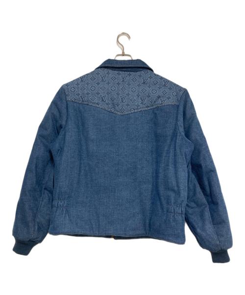 LOUIS VUITTON（ルイ ヴィトン）LOUIS VUITTON (ルイヴィトン) モノグラム パデッド パファー デニムジャケット インディゴ サイズ:48の古着・服飾アイテム