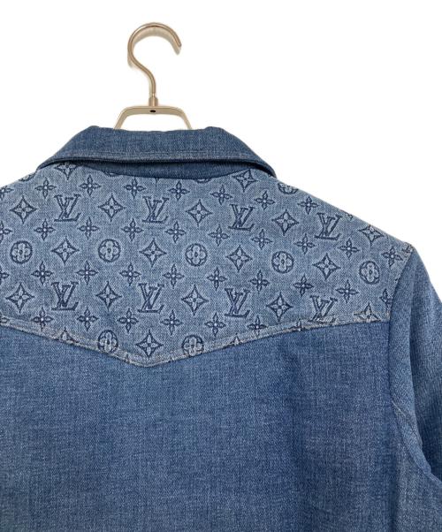 LOUIS VUITTON（ルイ ヴィトン）LOUIS VUITTON (ルイヴィトン) モノグラム パデッド パファー デニムジャケット インディゴ サイズ:48の古着・服飾アイテム