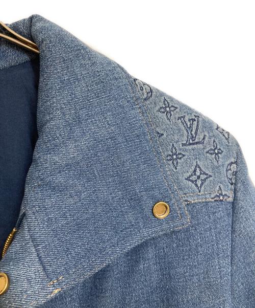 LOUIS VUITTON（ルイ ヴィトン）LOUIS VUITTON (ルイヴィトン) モノグラム パデッド パファー デニムジャケット インディゴ サイズ:48の古着・服飾アイテム