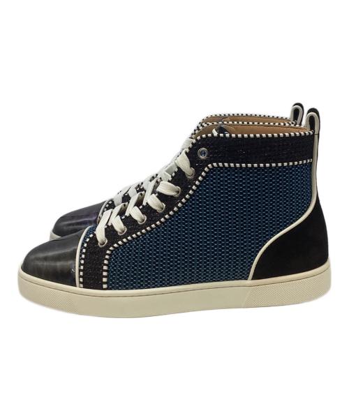 Christian Louboutin（クリスチャン・ルブタン）Christian Louboutin (クリスチャン・ルブタン) LOUIS ORLATO FLAT ブルー サイズ:40 1/2の古着・服飾アイテム