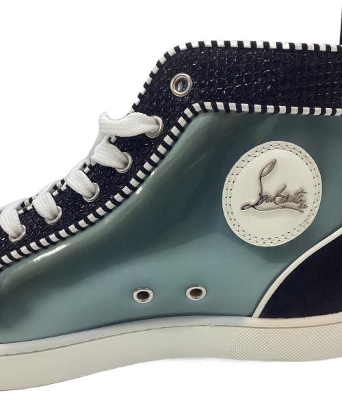 Christian Louboutin（クリスチャン・ルブタン）Christian Louboutin (クリスチャン・ルブタン) LOUIS ORLATO FLAT ブルー サイズ:40 1/2の古着・服飾アイテム
