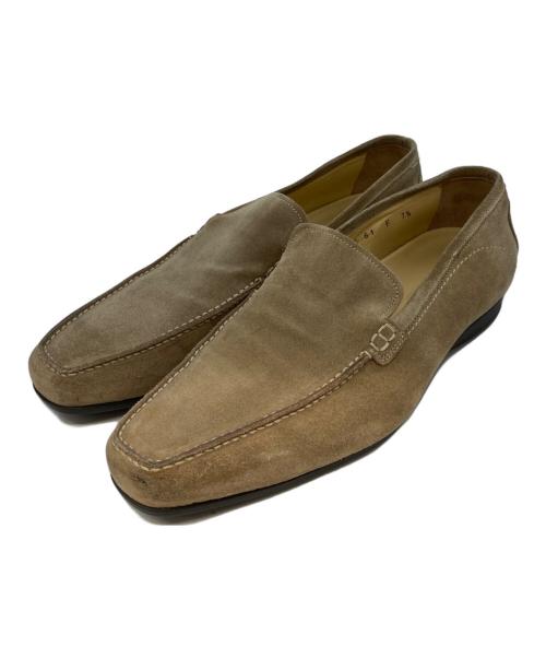 Santoni 10165 61（サントーニ 10165 61）Santoni 10165 61 (サントーニ 10165 61) スウェードシューズ ベージュ サイズ:7 1/2の古着・服飾アイテム