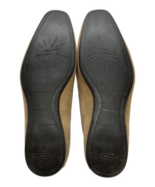 Santoni 10165 61（サントーニ 10165 61）Santoni 10165 61 (サントーニ 10165 61) スウェードシューズ ベージュ サイズ:7 1/2の古着・服飾アイテム