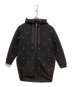CHESTY×THE HANYチェスティ×ザハニー）の古着「パール装飾ボンディングパーカー」｜ブラック