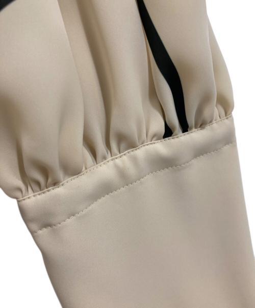 HYKE（ハイク）HYKE (ハイク) PRINTED BALLOON SLEEVE DRESS イエロー サイズ:2の古着・服飾アイテム