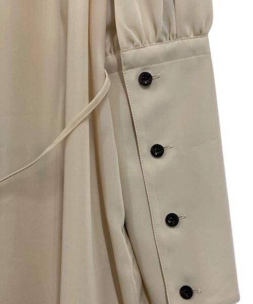 HYKE（ハイク）HYKE (ハイク) PRINTED BALLOON SLEEVE DRESS イエロー サイズ:2の古着・服飾アイテム