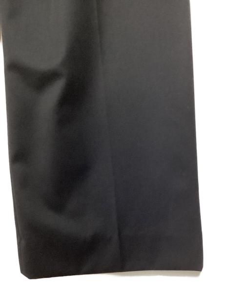 ATON（エイトン）ATON (エイトン) ウールギャバジンタックワイドパンツ ブラック サイズ:2の古着・服飾アイテム