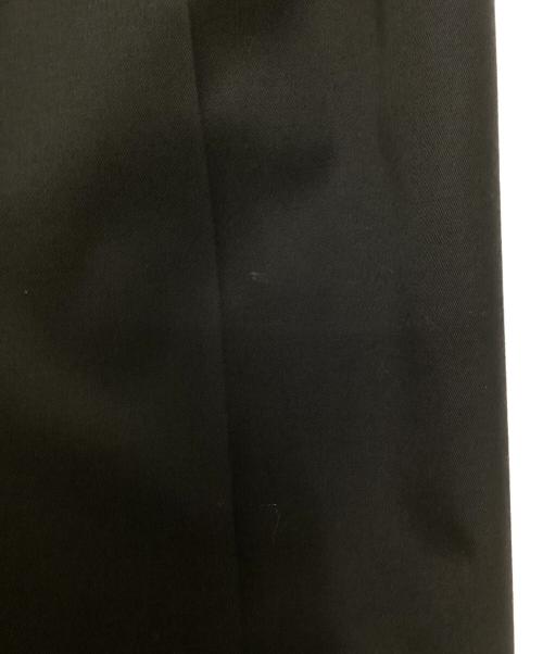 ATON（エイトン）ATON (エイトン) ウールギャバジンタックワイドパンツ ブラック サイズ:2の古着・服飾アイテム