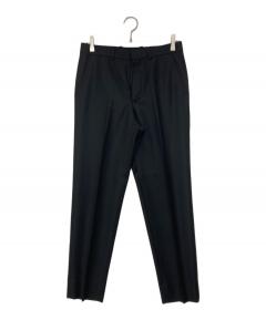 中古・古着通販】ATON (エイトン) ウールギャバジンタックワイドパンツ