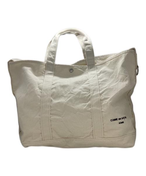 COMME des GARCONS HOMME（コムデギャルソン オム）COMME des GARCONS HOMME (コムデギャルソン オム) トートバッグ ホワイトの古着・服飾アイテム