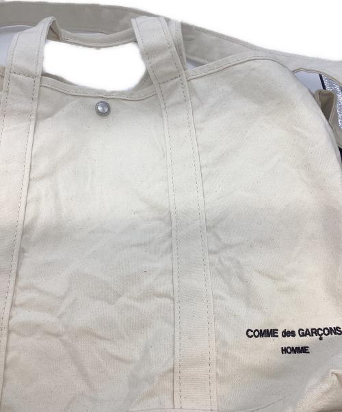 COMME des GARCONS HOMME（コムデギャルソン オム）COMME des GARCONS HOMME (コムデギャルソン オム) トートバッグ ホワイトの古着・服飾アイテム