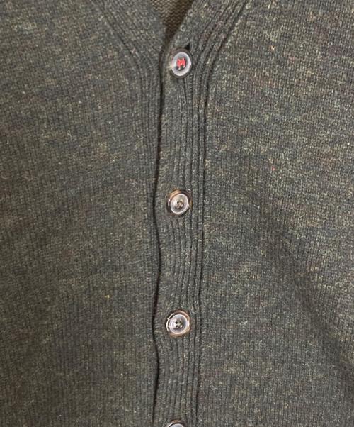 Maison Margiela（メゾンマルジェラ）Maison Margiela (メゾンマルジェラ) 5G エルボーパッチニットカーディガン オリーブ サイズ:Ｍの古着・服飾アイテム