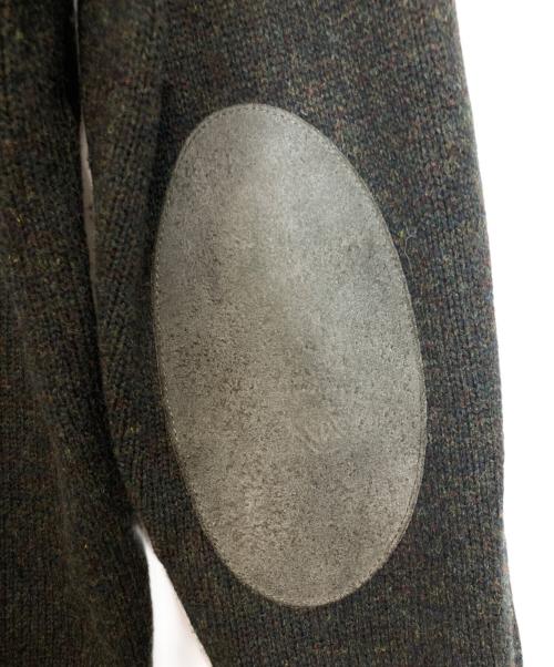 Maison Margiela（メゾンマルジェラ）Maison Margiela (メゾンマルジェラ) 5G エルボーパッチニットカーディガン オリーブ サイズ:Ｍの古着・服飾アイテム
