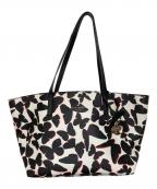 Kate Spadeケイトスペード）の古着「トートバッグ」｜ホワイト×ブラック