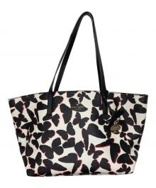 Kate Spade（ケイトスペード）の古着「トートバッグ」｜ホワイト×ブラック