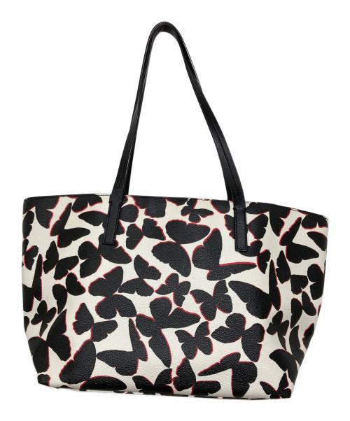 Kate Spade（ケイトスペード）Kate Spade (ケイトスペード) トートバッグ ホワイト×ブラックの古着・服飾アイテム