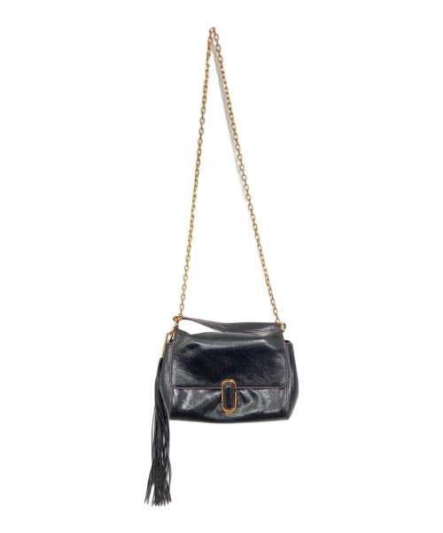 MARC JACOBS（マークジェイコブズ）MARC JACOBS (マークジェイコブズ) チェーンショルダーバッグ ブラックの古着・服飾アイテム
